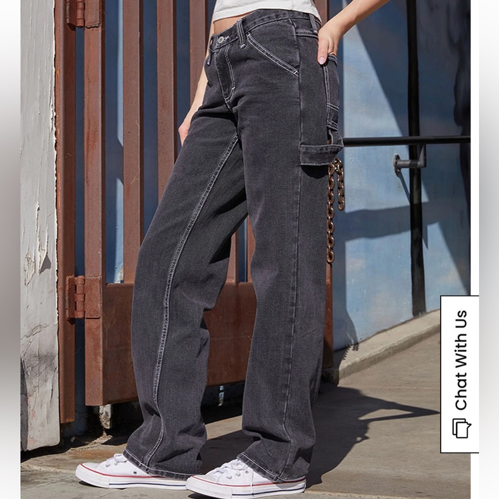 John Galt Black Carpenter Pants LIKE NEW